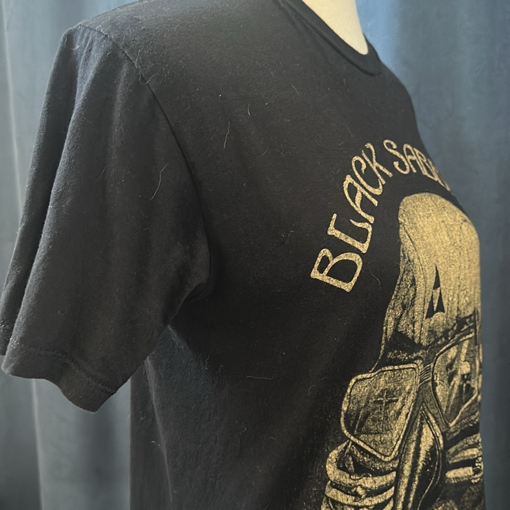 SOLD Black Sabbath US Tour 78 Reproduction Black Shirt Sleeve T-Shirt Medium EUC - Picture 5 of 8